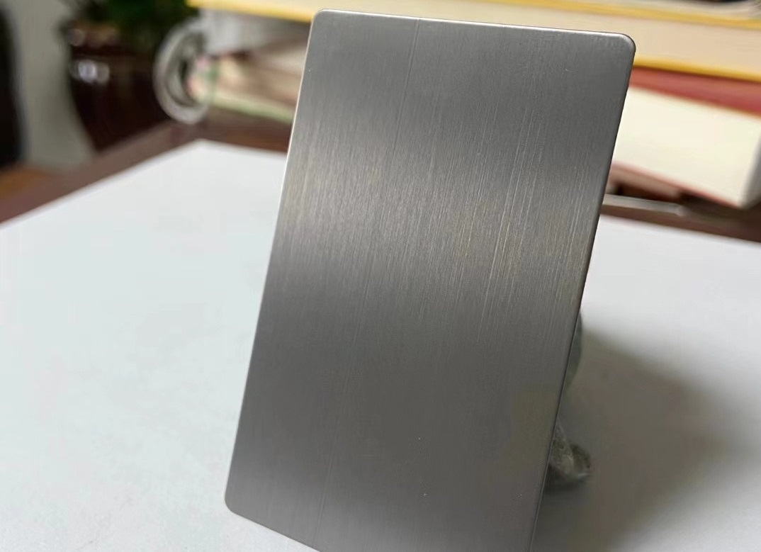 Stainless steel brushed