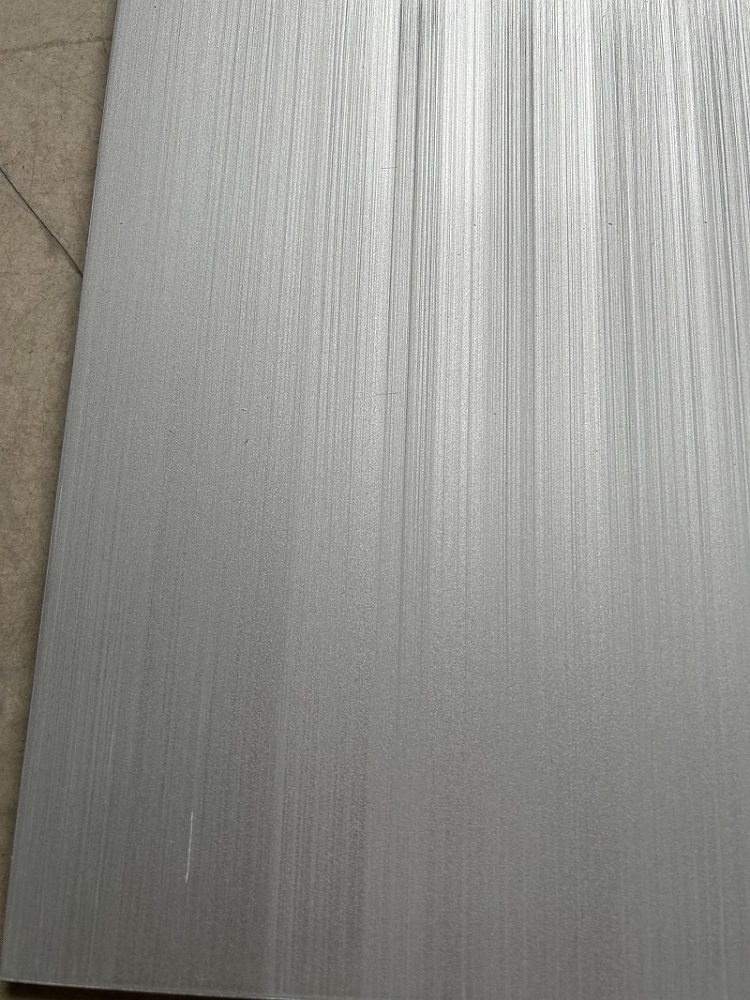 aluminum panel brushed