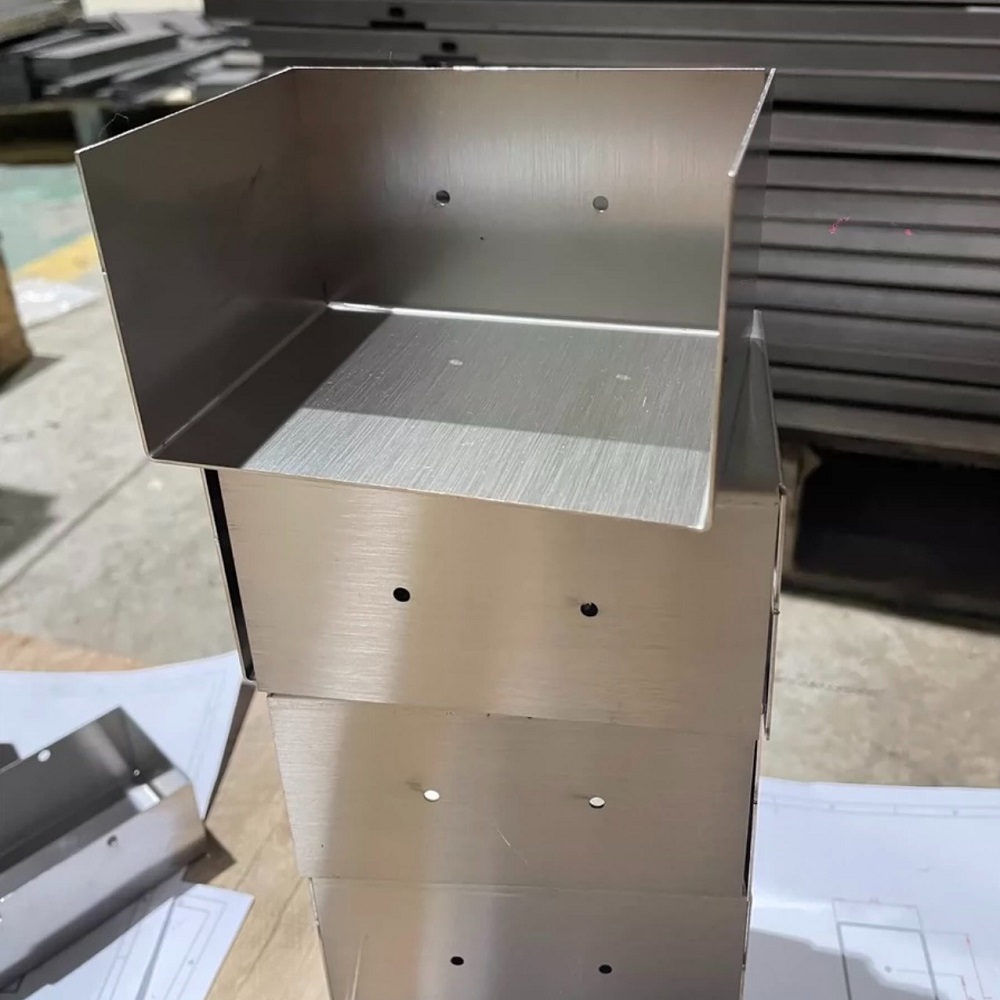 brushed metal cabinet