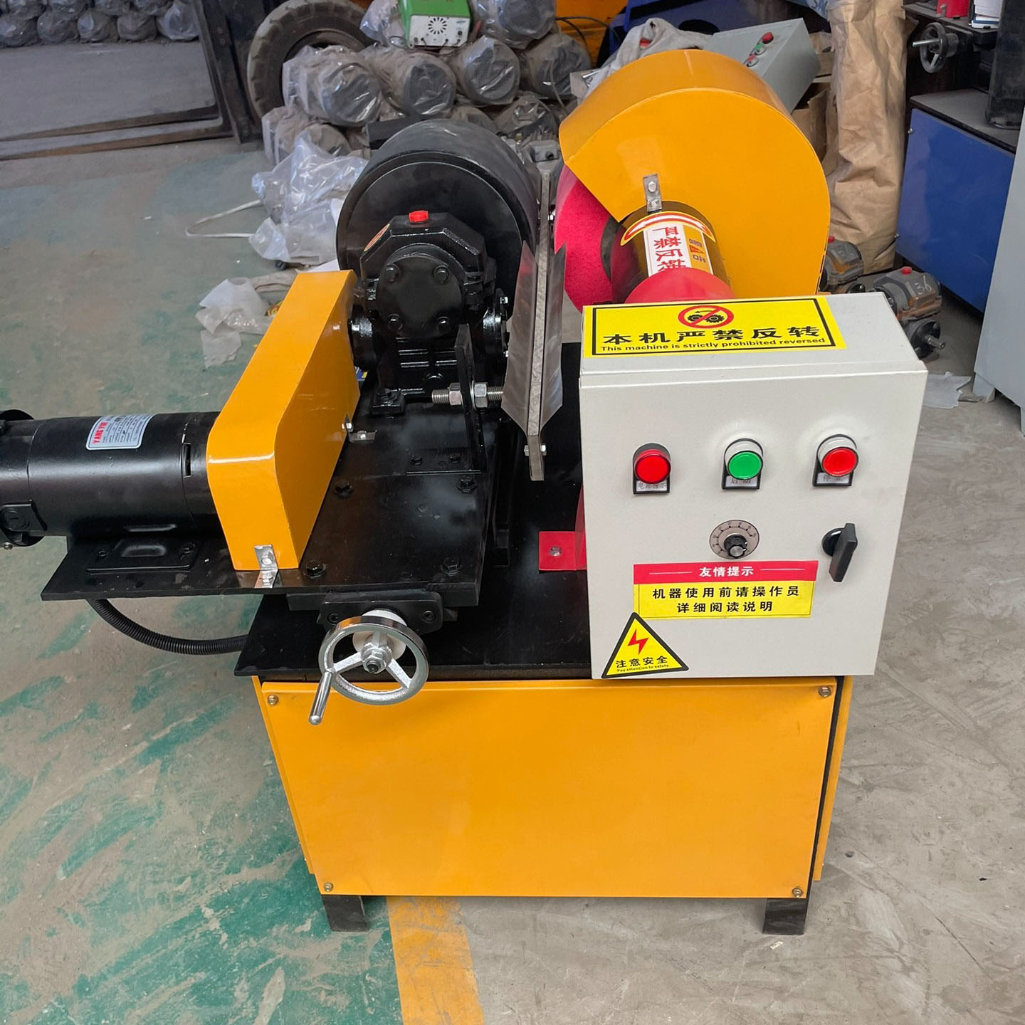 precision round tube polishing machine