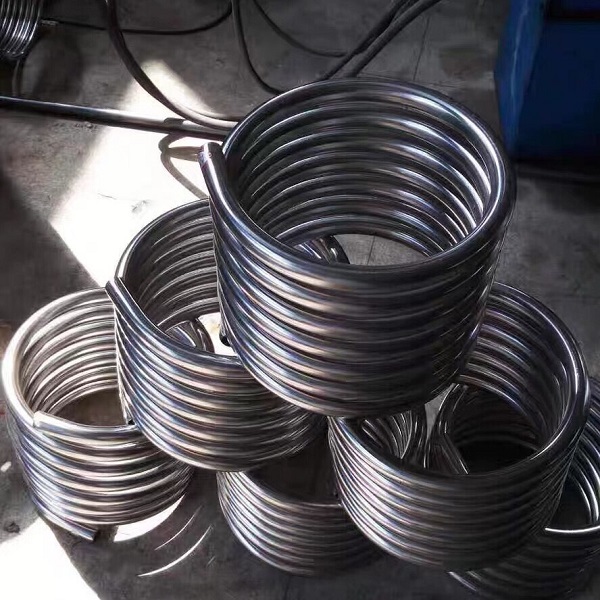 stainless steel u shaped spiral round tube spiral tube