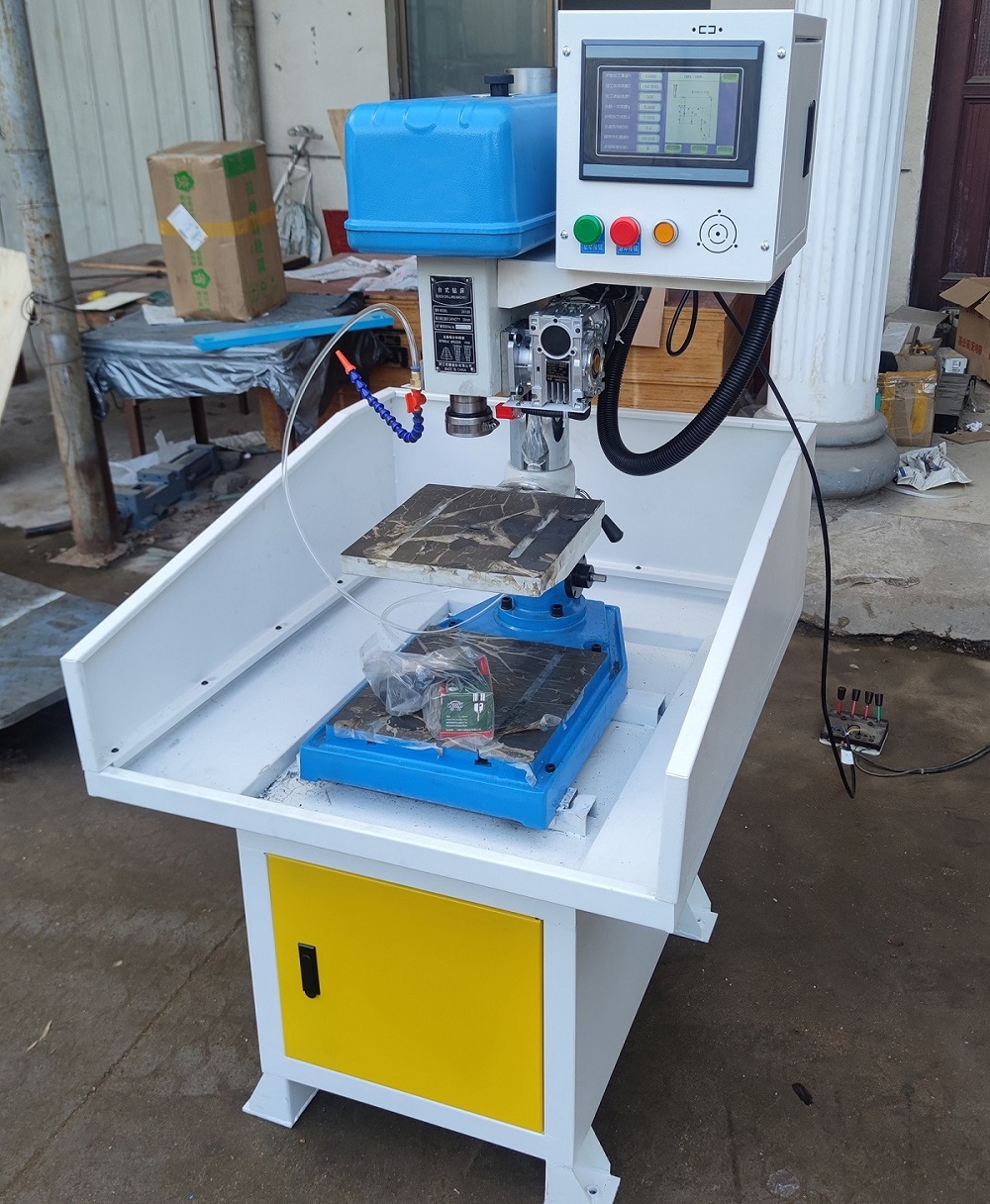 cnc 20mm automatic drill press 1 1kw with cooling system rack