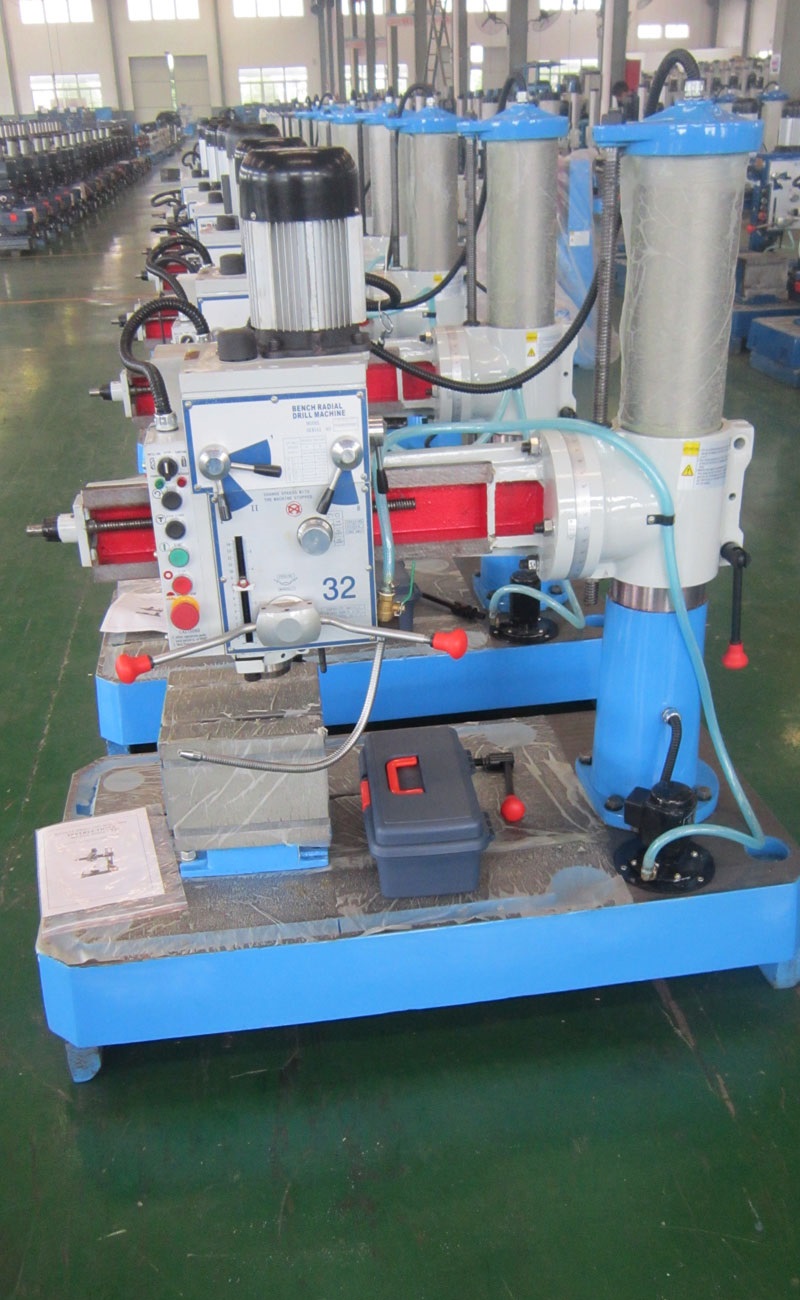 industrial radial drilling press and milling machine