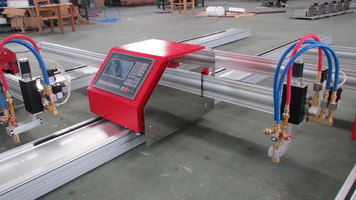 portable cantilever cnc plasma gas flame cutting machine1