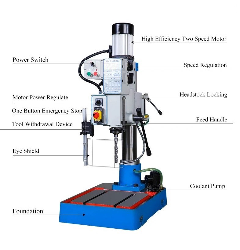 heavy duty pillar drill machine