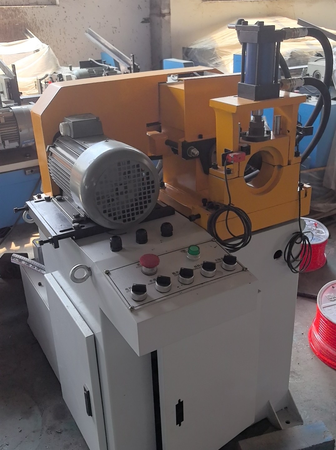 single head chamfering machine1