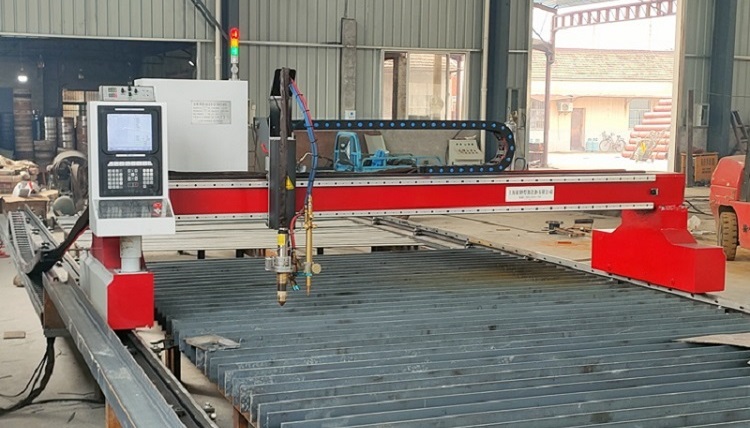 heavy duty industrial gantry cnc plasma and flame cutting machine