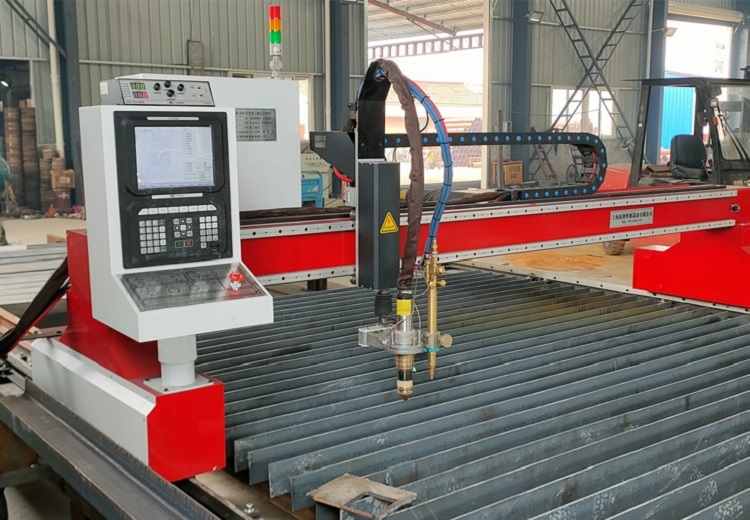 heavy duty industrial gantry cnc plasma and flame cutting machine2