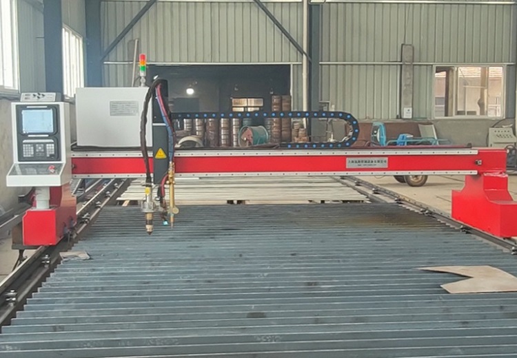 heavy duty industrial gantry cnc plasma and flame cutting machine3