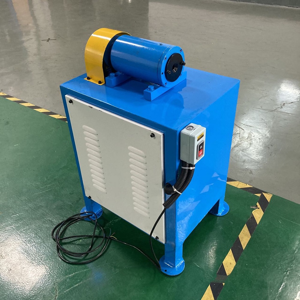 small manual metal pipe tube tapering machine img1